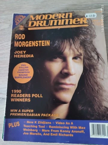 Modern Drummer περιοδικά, πλήρης σειρά 1990