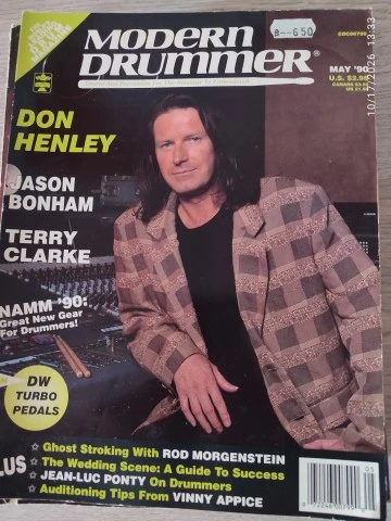 Modern Drummer περιοδικά, πλήρης σειρά 1990