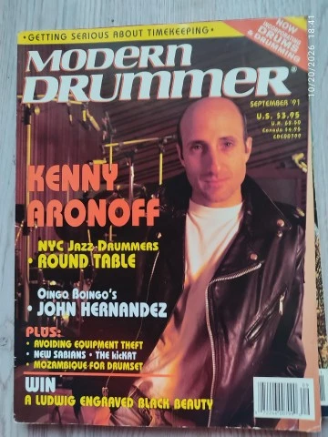 Modern Drummer Magazine - Πλήρης Χρονιά 1991 (12 Τεύχη)