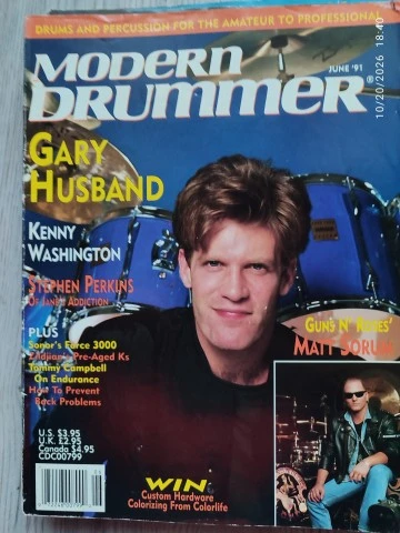 Modern Drummer Magazine - Πλήρης Χρονιά 1991 (12 Τεύχη)