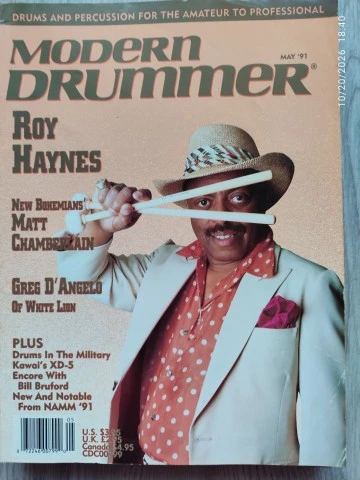 Modern Drummer Magazine - Πλήρης Χρονιά 1991 (12 Τεύχη)