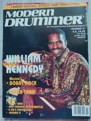 Modern Drummer Magazine - Πλήρης Χρονιά 1991 (12 Τεύχη)