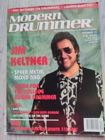Modern Drummer Magazine - Πλήρης Χρονιά 1991 (12 Τεύχη)