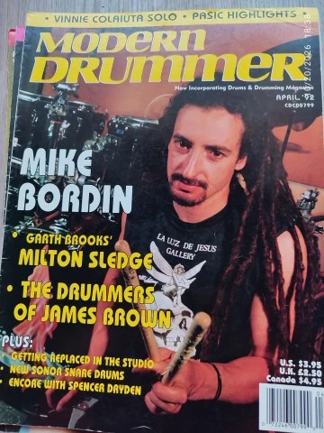 Modern Drummer Magazine Πλήρης Χρονιά 1992 (12 Τεύχη)
