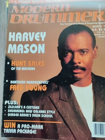 Modern Drummer Magazine Πλήρης Χρονιά 1992 (12 Τεύχη)