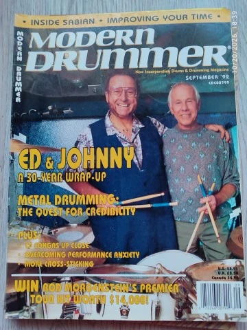 Modern Drummer Magazine Πλήρης Χρονιά 1992 (12 Τεύχη)