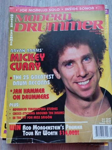 Modern Drummer Magazine Πλήρης Χρονιά 1992 (12 Τεύχη)