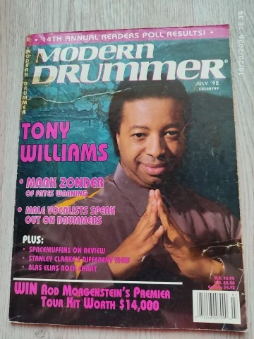 Modern Drummer Magazine Πλήρης Χρονιά 1992 (12 Τεύχη)