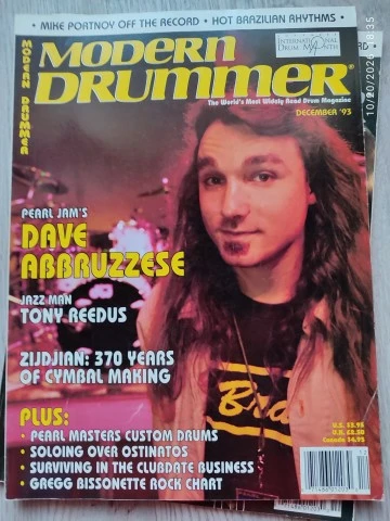 Modern Drummer Magazine 1993 Full Year (12 Issues)