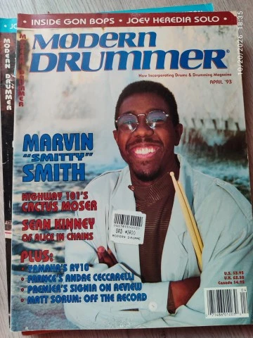 Modern Drummer Magazine 1993 Full Year (12 Issues)