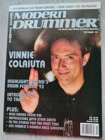 Modern Drummer Magazine 1993 Full Year (12 Issues)