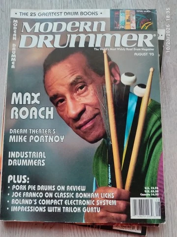 Modern Drummer Magazine 1993 Full Year (12 Issues)