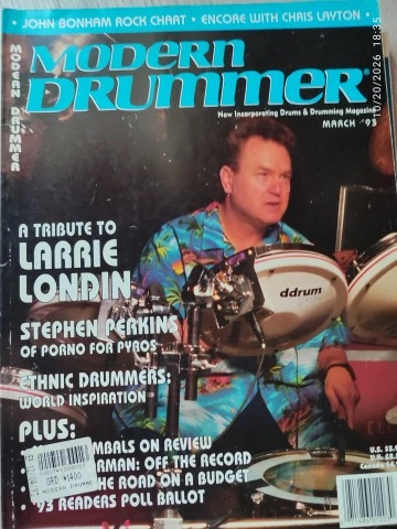 Modern Drummer Magazine 1993 Full Year (12 Issues)
