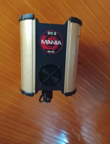 A set of peavy subs plus amp , audio controller and Martin lighting equipment . 