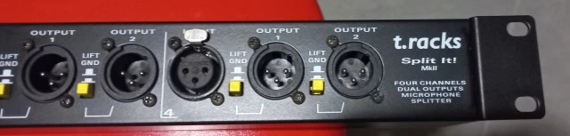 Microphone Splitter t.racks Split it! MkII