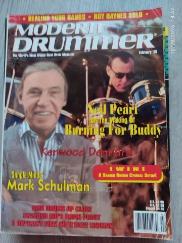 12 Τεύχη Modern Drummer 1995 - Πλήρης Χρονιά (Ντραμς)
