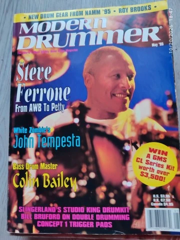 12 Τεύχη Modern Drummer 1995 - Πλήρης Χρονιά (Ντραμς)