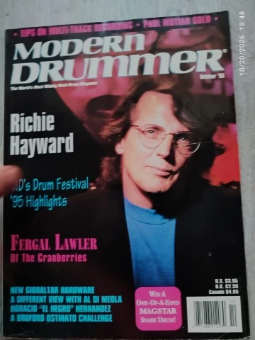 12 Τεύχη Modern Drummer 1995 - Πλήρης Χρονιά (Ντραμς)