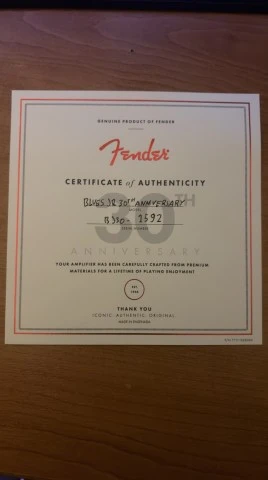 Fender Blues Junior IV 30th Anniversary