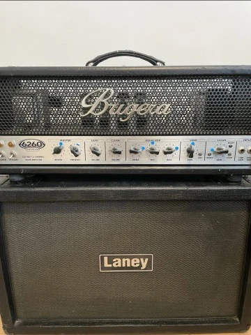 Bugera 6260 Infinium + καμπίνα Laney IRT212 2x12 + flight case