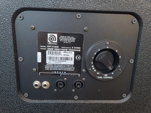 Ampeg SVT410HE Classic 4x10 – Καμπίνα μπάσου 500W, Made in USA