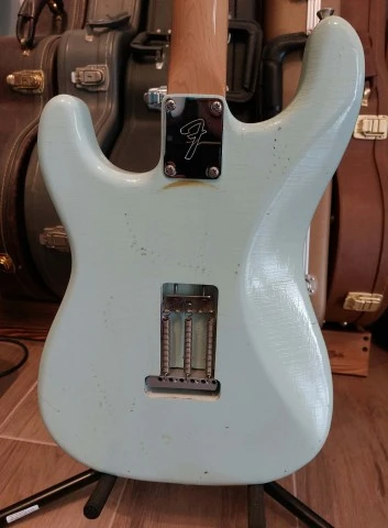 60s Stratocaster – Fender & MJT Parts, Sonic Blue, Medium Relic