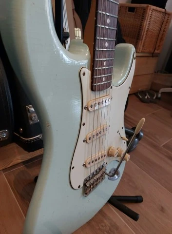60s Stratocaster – Fender & MJT Parts, Sonic Blue, Medium Relic