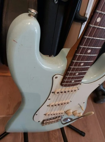 60s Stratocaster – Fender & MJT Parts, Sonic Blue, Medium Relic