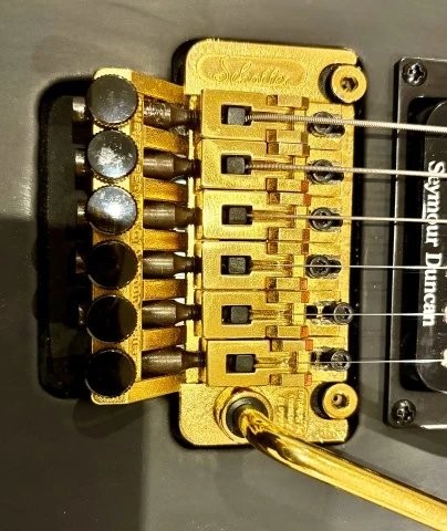 Schaller tremolo germany gold push in arm
