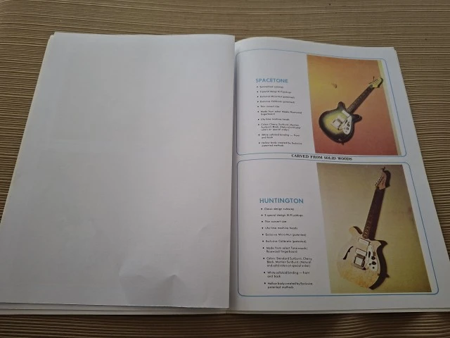 Micro-Frets κατάλογος κιθαρών και μπασων, pdf, του 1968