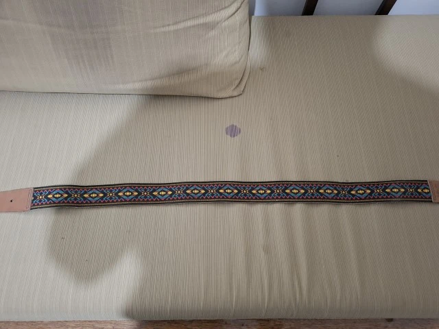 Bobby Lee NOS 1950s Woven Guitar Strap, ζώνη κιθάρας