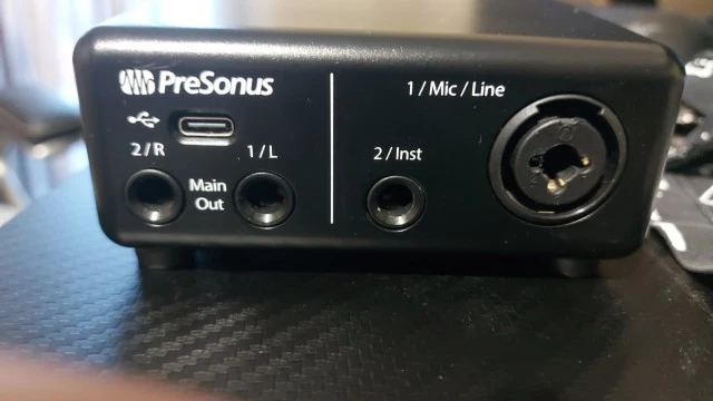 Presonus AudioBox GO Εξωτερική Επαγγελματική Κάρτα Ήχου USB-C
