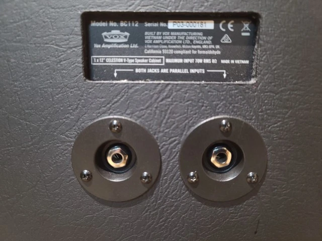 Vox BC112 1x12 – Καμπίνα κιθάρας με Celestion V-Type 70W – Άψογη