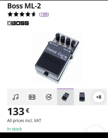 Boss ML-2 Metal Core