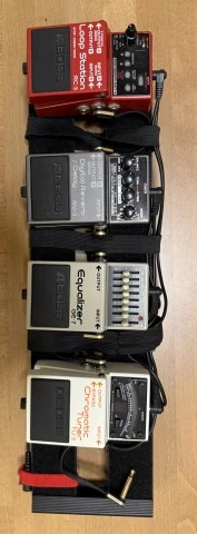 Boss Pedalboard – RC\-3, RV\-3, GE\-7, TU\-3 \+ Palmer Pedalbay & θήκη