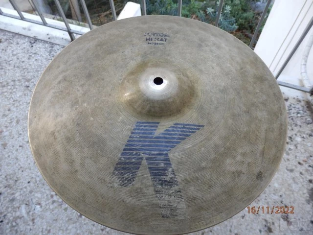 K ZILDJIAN EAK 14 BOTTOM Hi-Hat 1983
