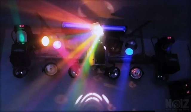 Robot Moon Sweeper Scanner Color Light