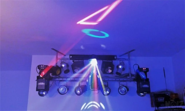 Robot Moon Sweeper Scanner Color Light