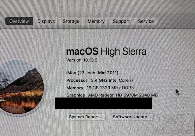 iMac 27inch Mid 2011 Intel Core i7