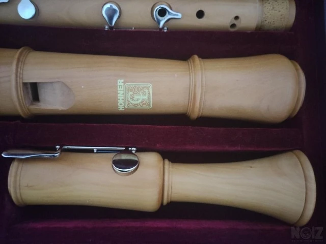 Φλογέρα Bass recorder Hohner ξύλινη επαγ