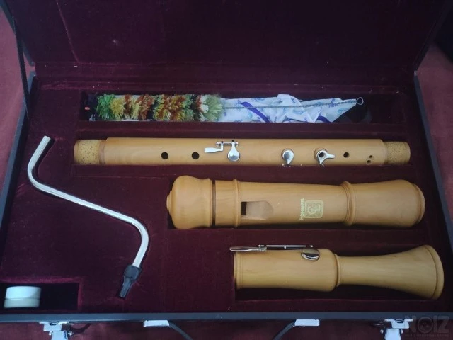 Φλογέρα Bass recorder Hohner ξύλινη επαγ