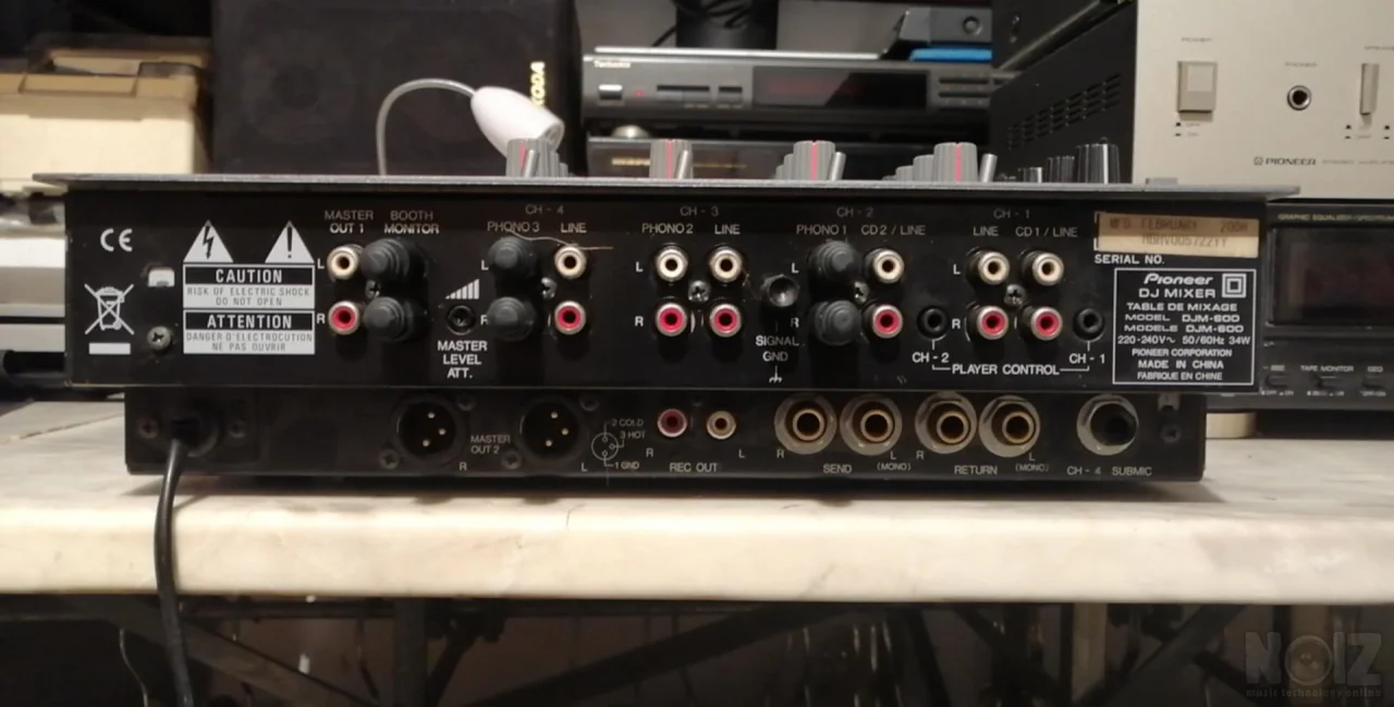 PIONEER  DJM-600 Μίκτης/Preamplifier