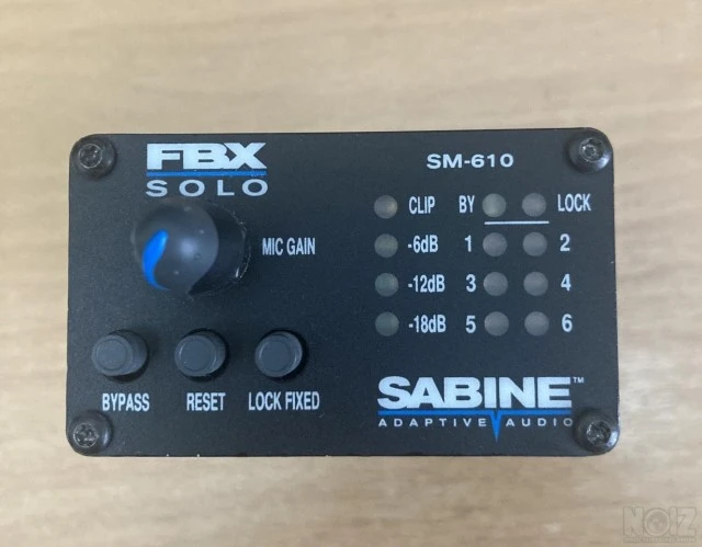 Sabine FBX Solo SM-610 feedback killer