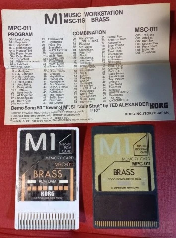 Korg M1 Card Set BRASS