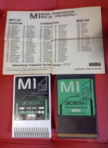 Korg M1 Card Set ORCHESTRA 1
