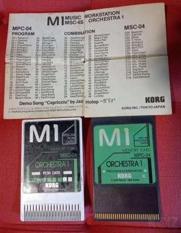 Korg M1 Card Set ORCHESTRA 1