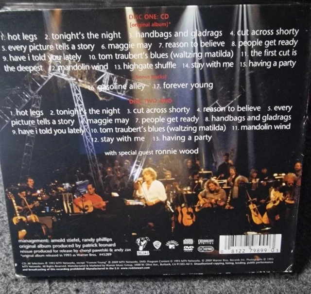 Rod Stewart - Unplugged And Seated CD & 