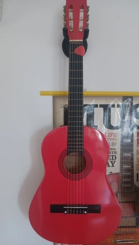 Juanita KC-34 Classical Guitar 3/4 Red