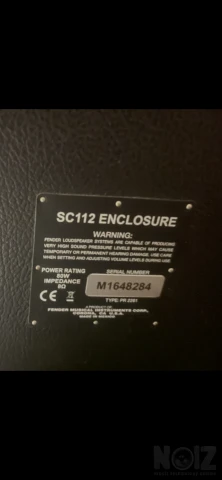 Fender super champ x2 + fender SC112 enc