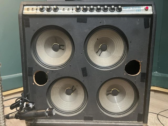 1967 Fender Super Reverb Drip Edge Black
